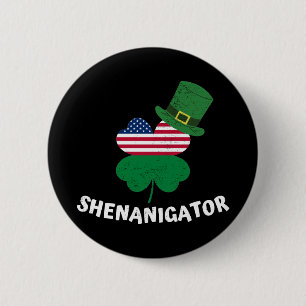 St. Patrick's Day Shenanigator Button