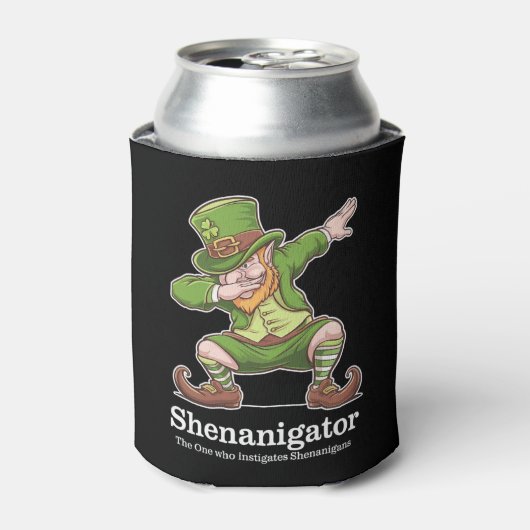 St Patricks Day Shenanigator Dabbing Leprechaun Dosenkühler (Kanne Vorderseite)