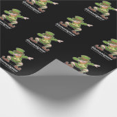 St Patricks Day Shenanigator Dabbing Leprechaun Geschenkpapier (Ecke)