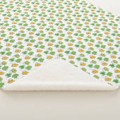 St. Patrick's Day Sherpa Blanket Sherpadecke (3/4)