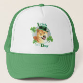 St. Patrick's Day Shiba Inu Truckerkappe (Vorderseite)