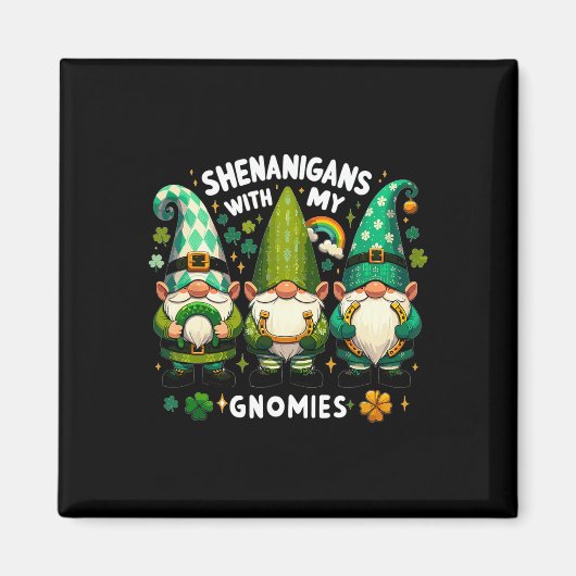 St Patricks Day Shirt Frauen - Shenanigans mit mei Magnet (Vorne)