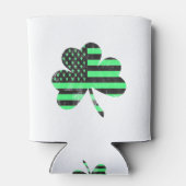 St Patricks Day Shirt | Irish American Flag Dosenkühler (Rückseite)