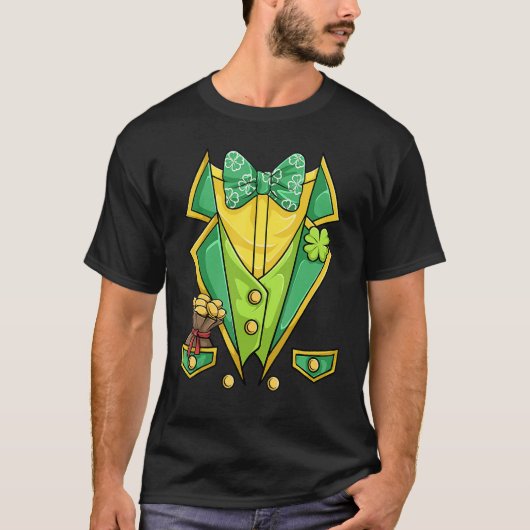 St Patricks Day Shirt Irish Tuxedo Childs Leprecha (Vorderseite)