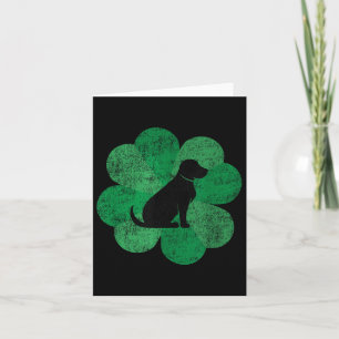 St. Patricks Day Shirt - Retro Labrador Karte