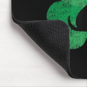 St. Patricks Day Shirt - Retro Labrador Mousepad (Ecke)
