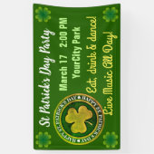 St. Patrick's Day Siegel Banner (Vertikal)