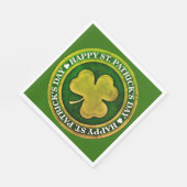 St. Patrick's Day Siegel Serviette (Ecke)