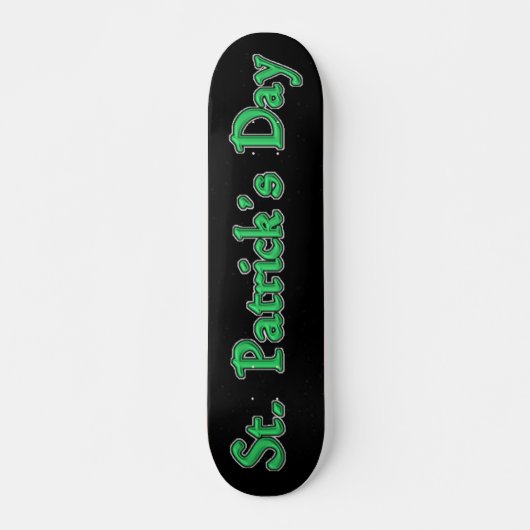St. Patrick's Day Skateboard (Vorne)