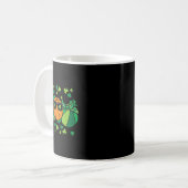 St Patricks Day Sketll Saint Pattys Irish Men Wome Kaffeetasse (Vorderseite Links)