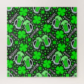 St. Patrick's Day Slainte Green Drinks Clovers Puzzle (Vertikal)