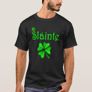 St Patricks Day Slainte Kleeblatt Saint Irish Men T-Shirt
