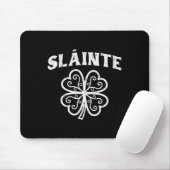 St Patricks Day Slainte Shamrock Saint Pattys Männ Mousepad (Mit Mouse)