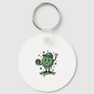 St Patricks Day Slime Maskottchen Vintage Vector S Schlüsselanhänger