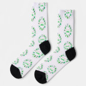 St. Patrick's Day Socken (Linkes Detail)