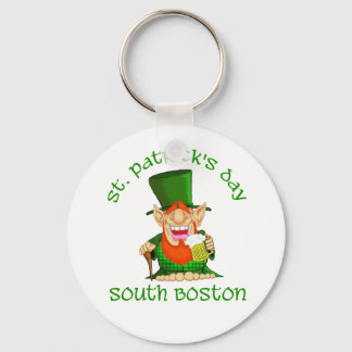 St Patricks Day ~South Boston Schlüsselanhänger