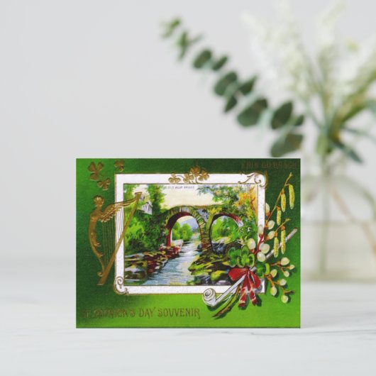 St. Patrick's Day Souvenir Postcard Postkarte (Stehend Vorderseite)
