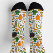 St. Patrick's Day Spaß Spielerisch & farbenfrohe S Socken (Oben)