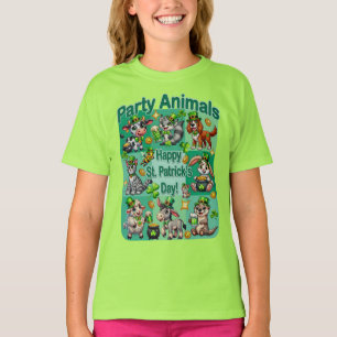 St. Patrick's Day Spaß und niedliche "Partytiere" T-Shirt