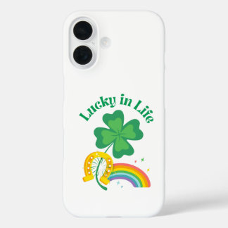 St Patricks Day Special iPhone16 Case Lucky in Lif