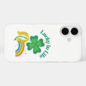 St Patricks Day Special iPhone16 Case Lucky in Lif (Rückseite (Horizontal))