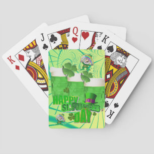 St. Patrick's Day Spielkarten Deck Bier