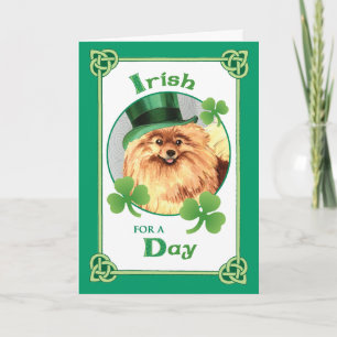 St. Patrick's Day Spitz Karte