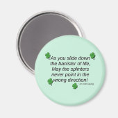 St. Patrick's Day Sprichwort Magnet (Vorderseite/Rückseite)
