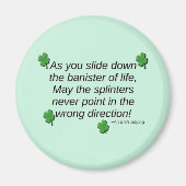 St. Patrick's Day Sprichwort Magnet (Vorne)