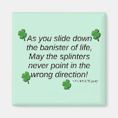 St. Patrick's Day Sprichwort Magnet (Vorne)