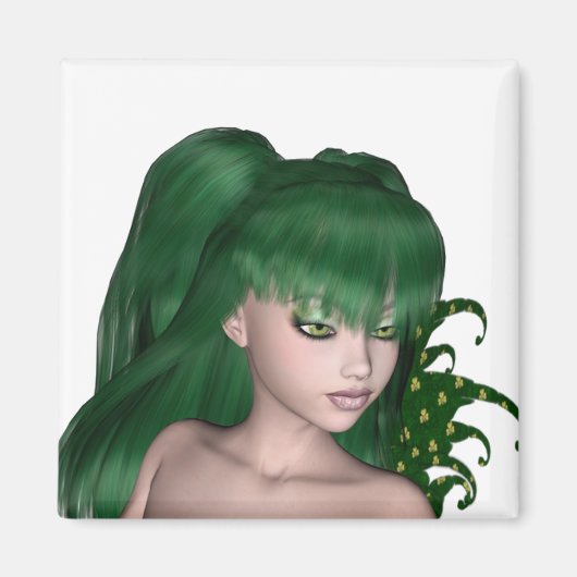 St. Patrick's Day Sprite 1 - Green Fairy Magnet (Vorne)
