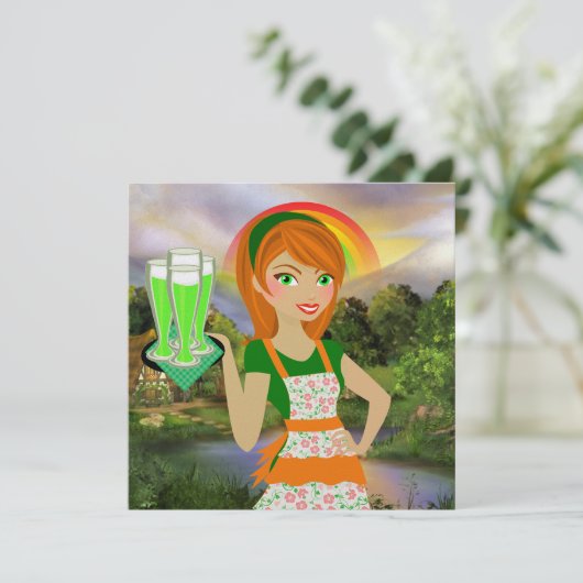 St. Patrick's Day - SRF Einladung (Stehend Vorderseite)