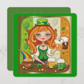 St. Patrick's Day - SRF Einladung (Vorne/Hinten)