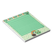 St. Patrick's Day Stationery Notepad Notizblock (angewinkelt)