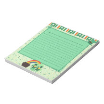 St. Patrick's Day Stationery Notepad