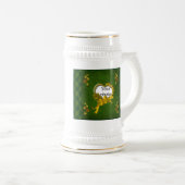 St. Patrick's Day Stein Bierglas (VorderseiteRechts)