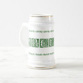 St. Patrick's Day Stein Bierglas (Vorderseite Links)