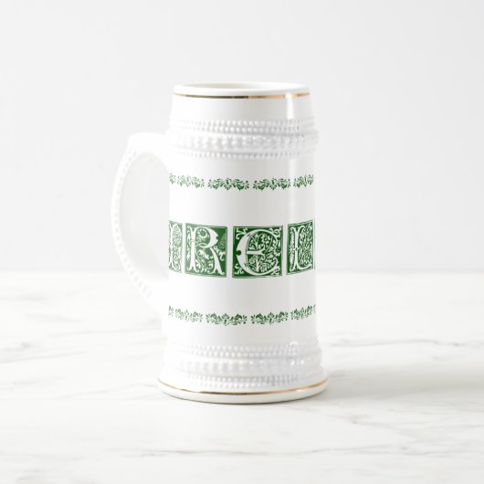 St. Patrick's Day Stein Bierglas (Vorderseite Links)