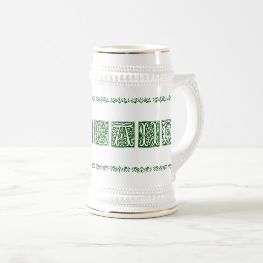 St. Patrick's Day Stein Bierglas (VorderseiteRechts)