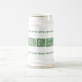 St. Patrick's Day Stein Bierglas (Mittel)