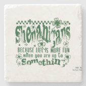 St. Patrick's Day Steinuntersetzer (Vorderseite)