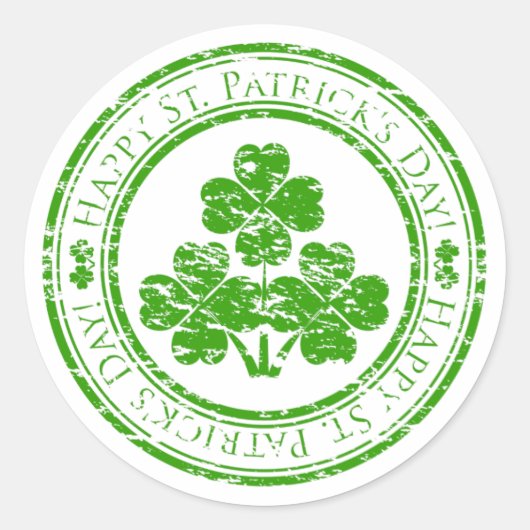 St. Patrick's Day Sticker (Vorderseite)