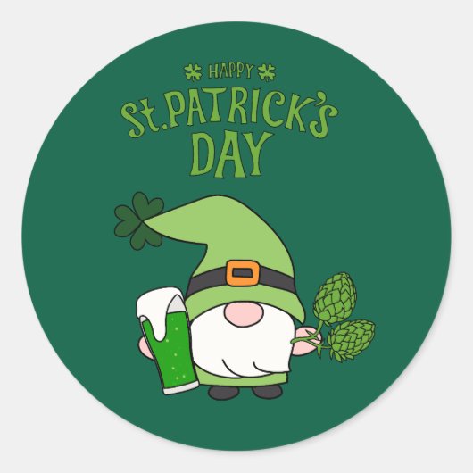 St. Patrick's Day Sticker (Vorderseite)