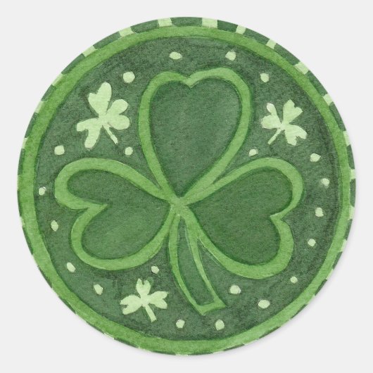 St. Patrick's Day Sticker (Vorderseite)