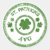 St. Patrick's Day Stickers (Vorderseite)