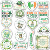 St. Patrick's Day Stickers Aufkleber (Vorderseite)
