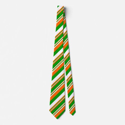 St. Patrick's Day Stripes Neck Tie Krawatte (Vorderseite)