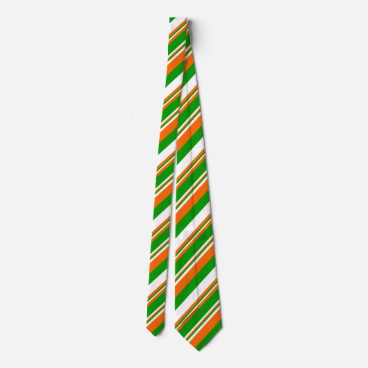 St. Patrick's Day Stripes Neck Tie Krawatte (Rückseite)