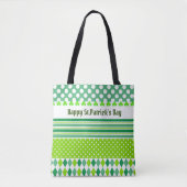 St. Patrick's Day Stripes Tasche (Vorderseite)