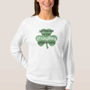 St. Patrick's Day Supervisor der Shenanigans T-Shirt